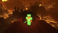 Now that's a well prepared Monke! (Image via Minecraft)